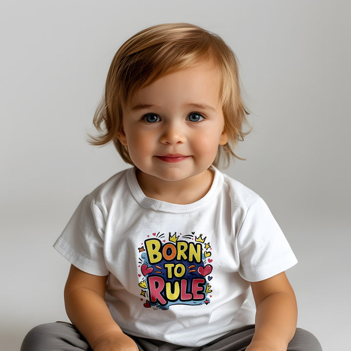 "Born to rule" Baby Short Sleeve T-Shirt