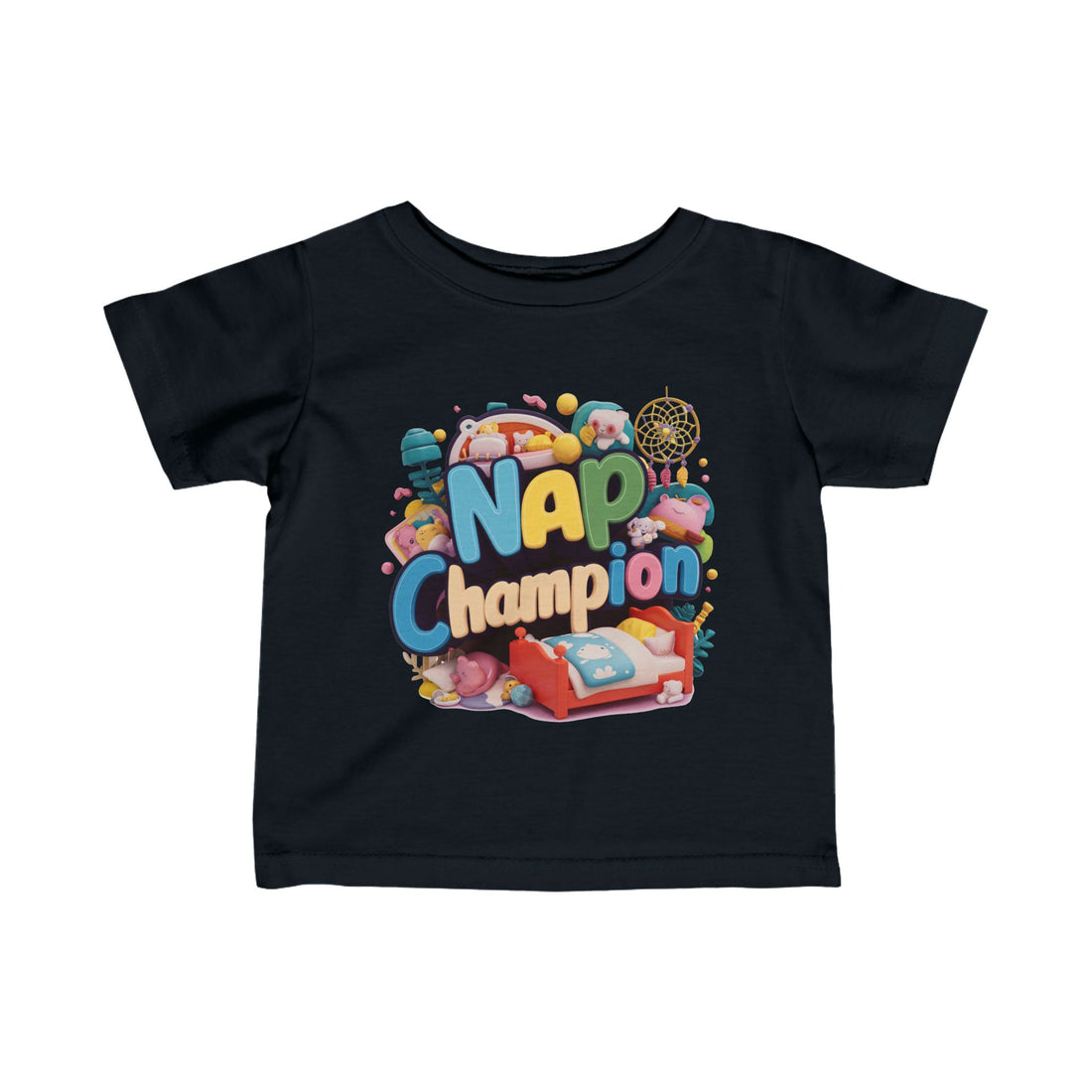 "Nap champion" Infant Fine Jersey Tee