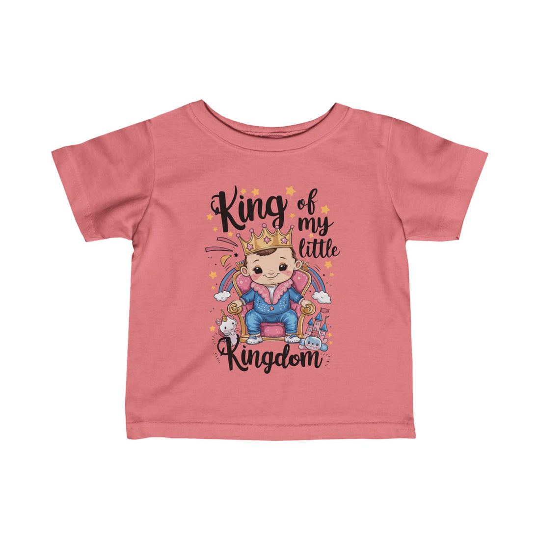 "King of my little kingdom" Infant Fine Jersey Tee