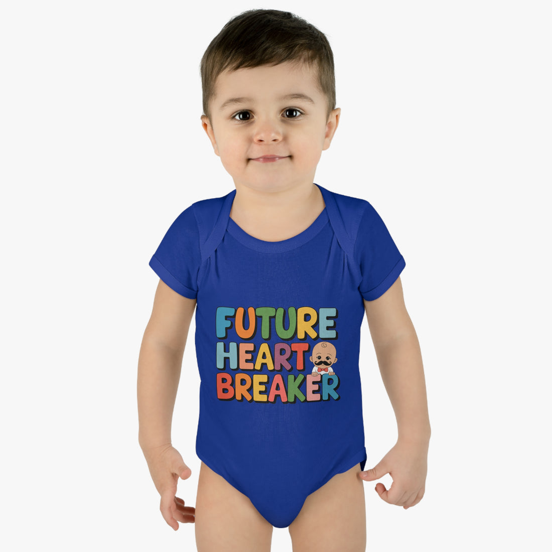 "Future heart breaker" Infant Baby Rib Bodysuit