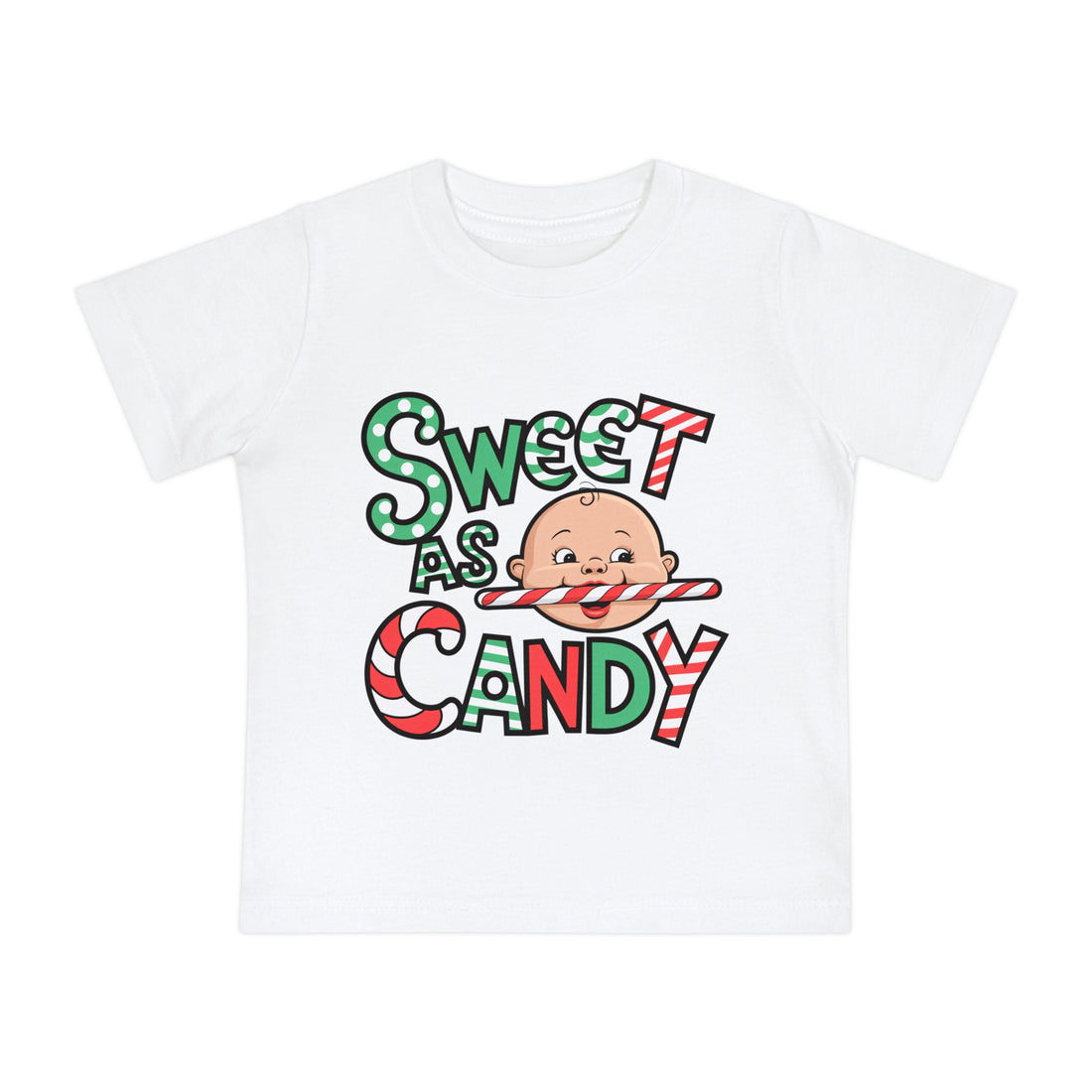 "Sweet as candy" Baby Short Sleeve T-Shirt