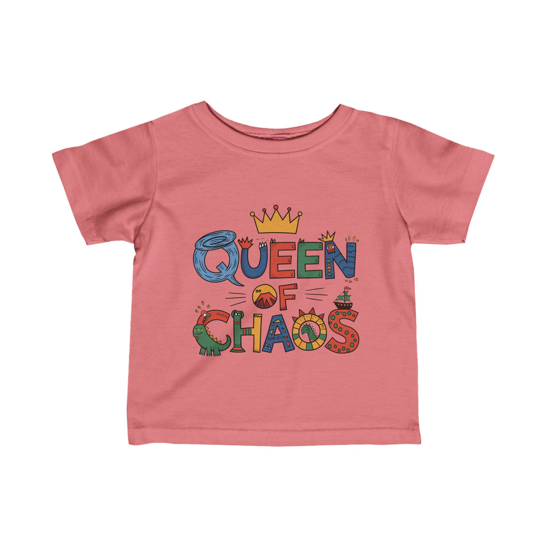 "Queen of chaos" Infant Fine Jersey Tee