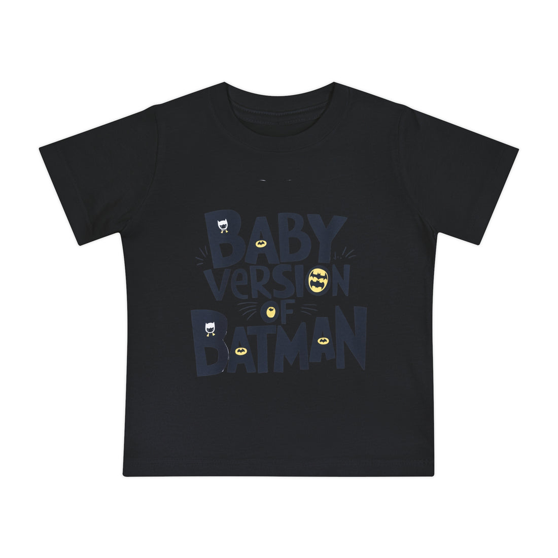 "Baby version of batman" Baby Short Sleeve T-Shirt