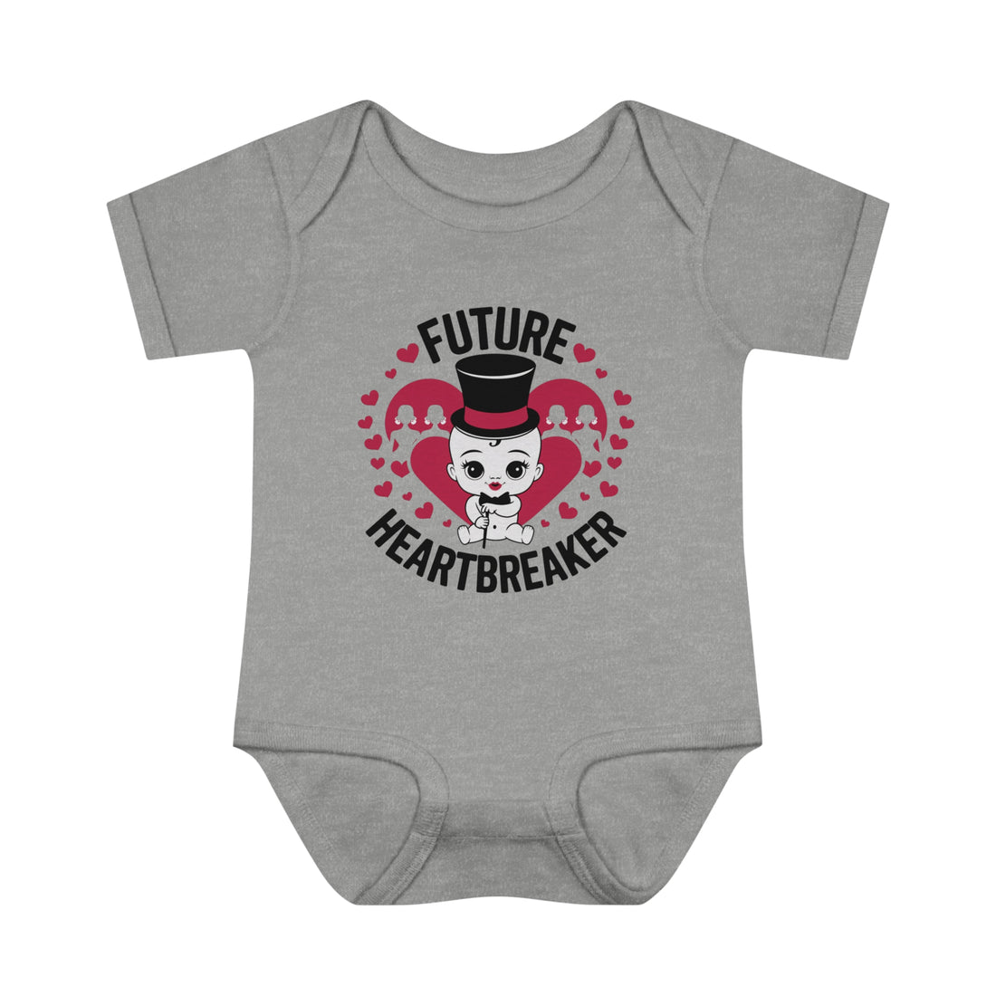 "Future heartbreaker" Infant Baby Rib Bodysuit