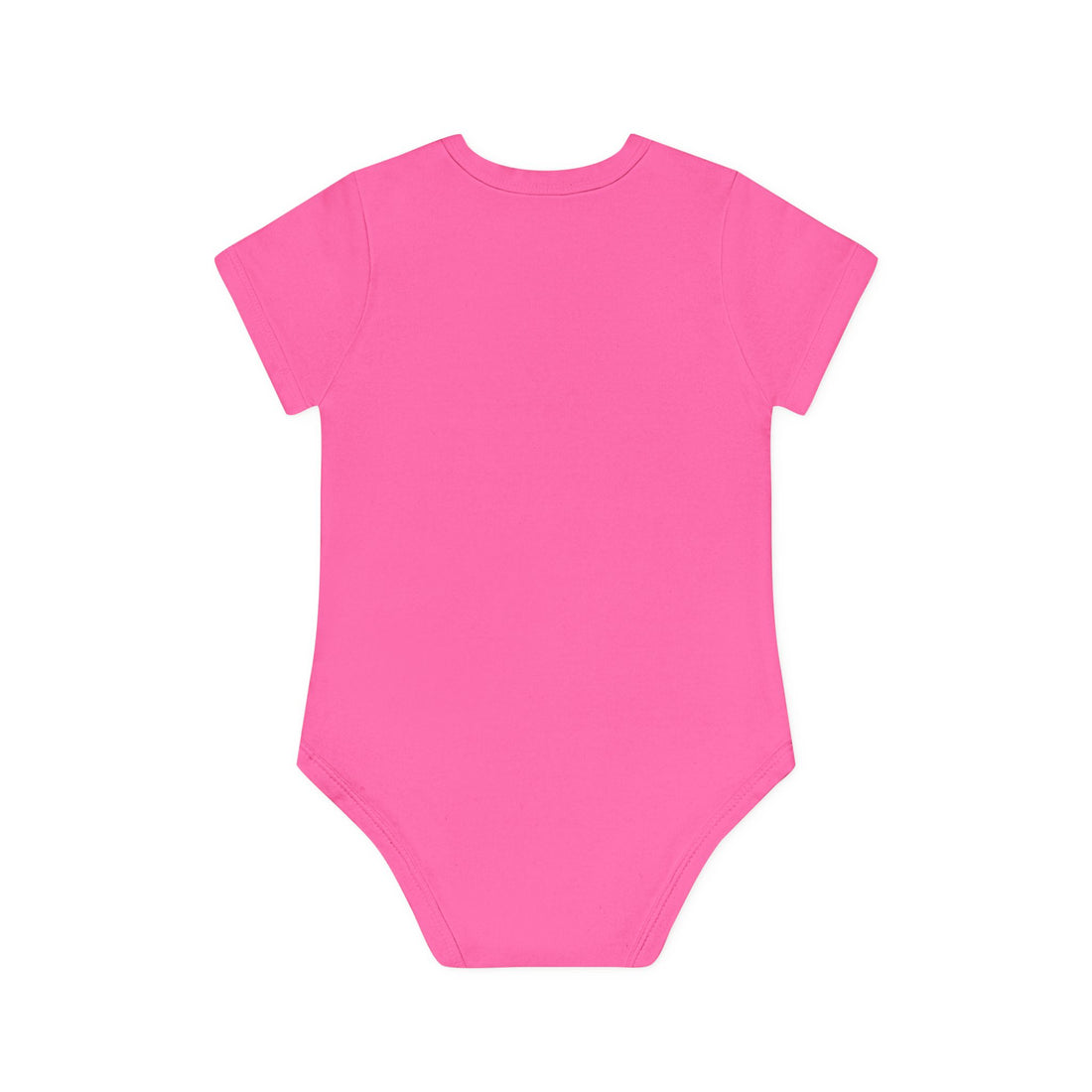 "50% mommy 50% daddy 100% perfect" Baby Organic Short Sleeve Bodysuit