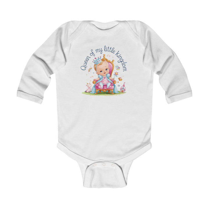 "Queen of my little kingdom" Infant Long Sleeve Bodysuit