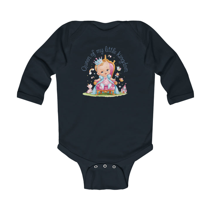 "Queen of my little kingdom" Infant Long Sleeve Bodysuit