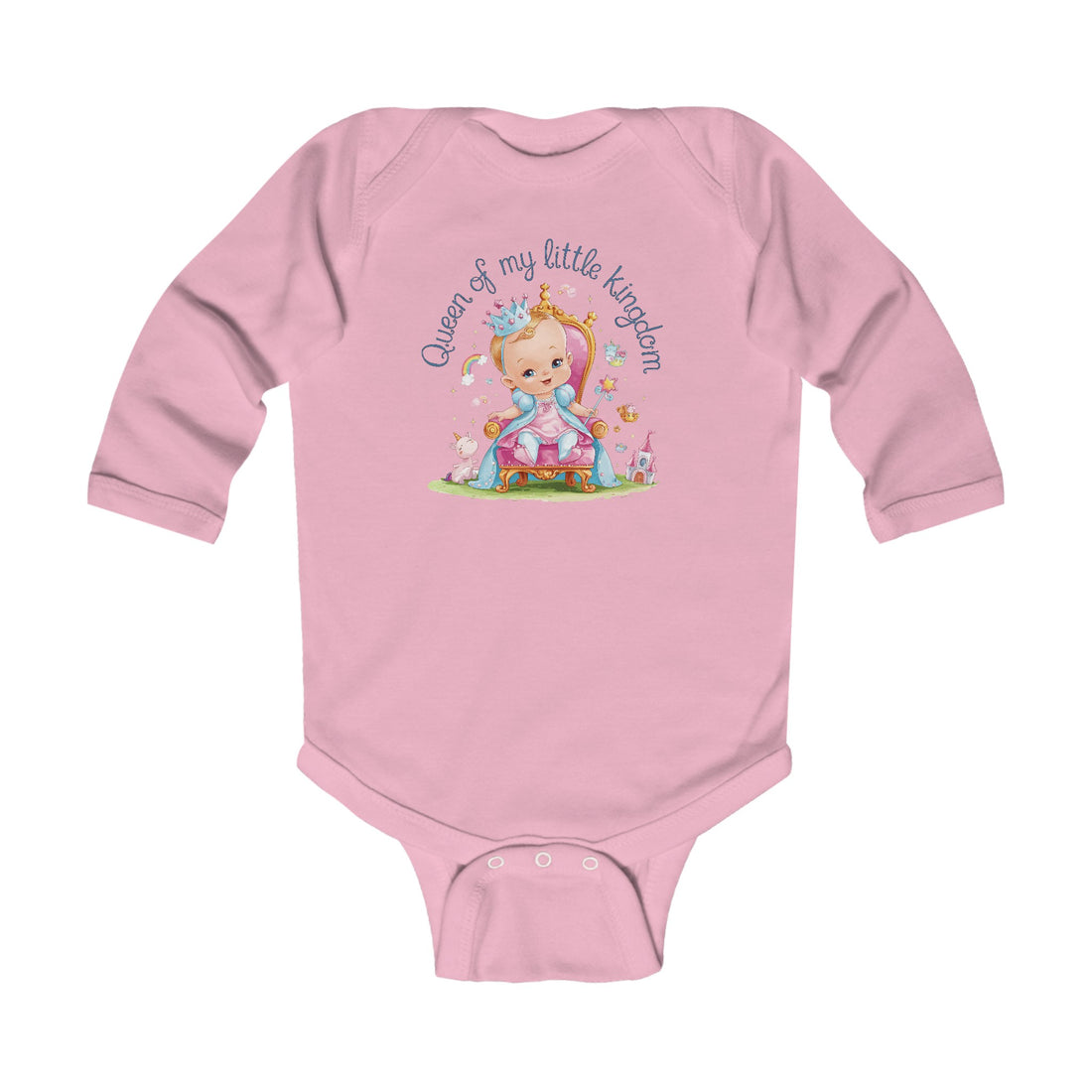 "Queen of my little kingdom" Infant Long Sleeve Bodysuit