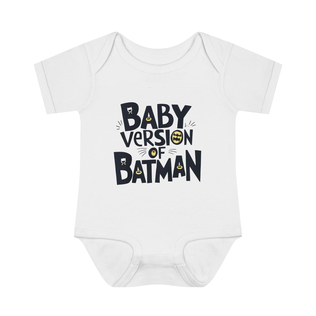 "Baby version of batman" Infant Baby Rib Bodysuit