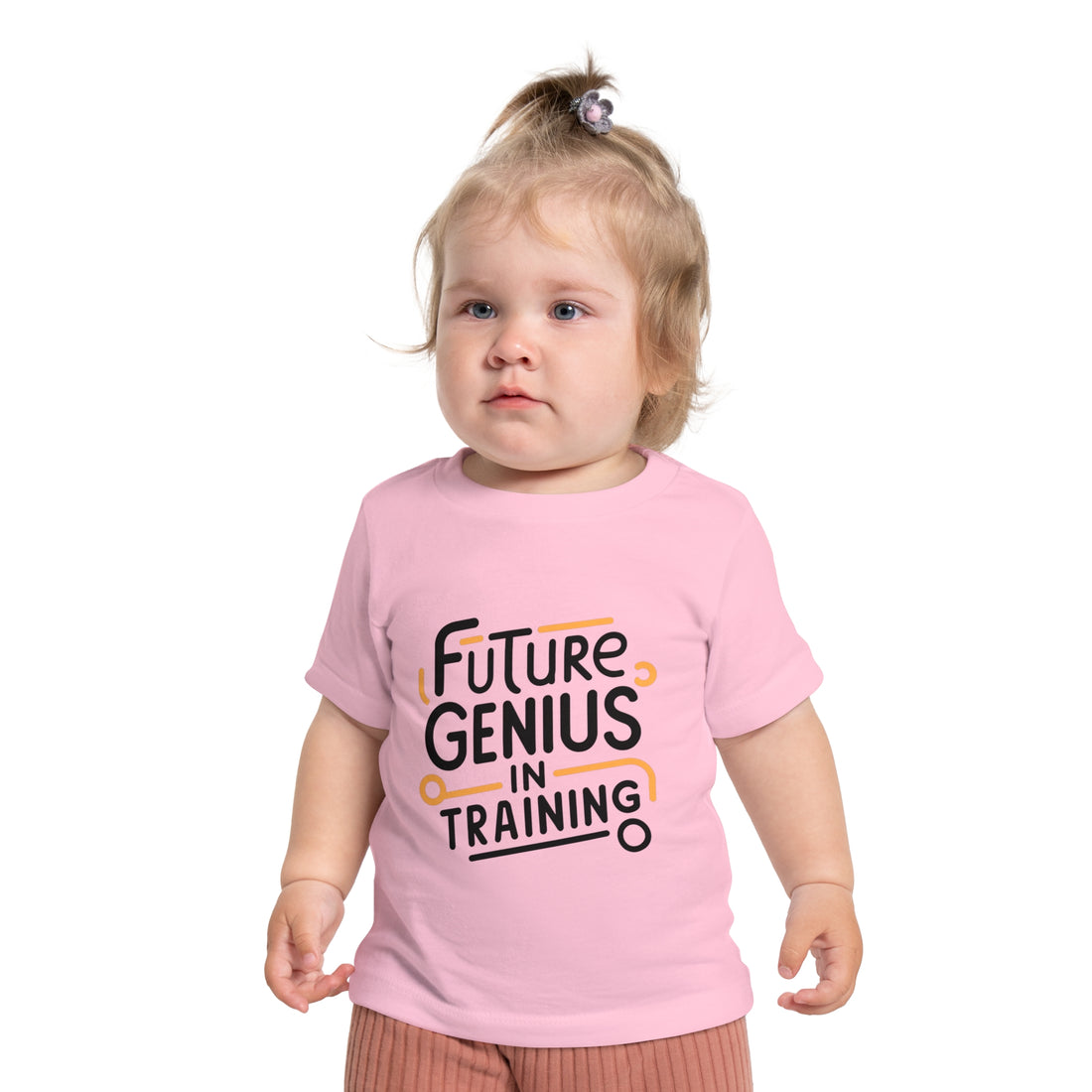 "Future genius in training" Baby Short Sleeve T-Shirt