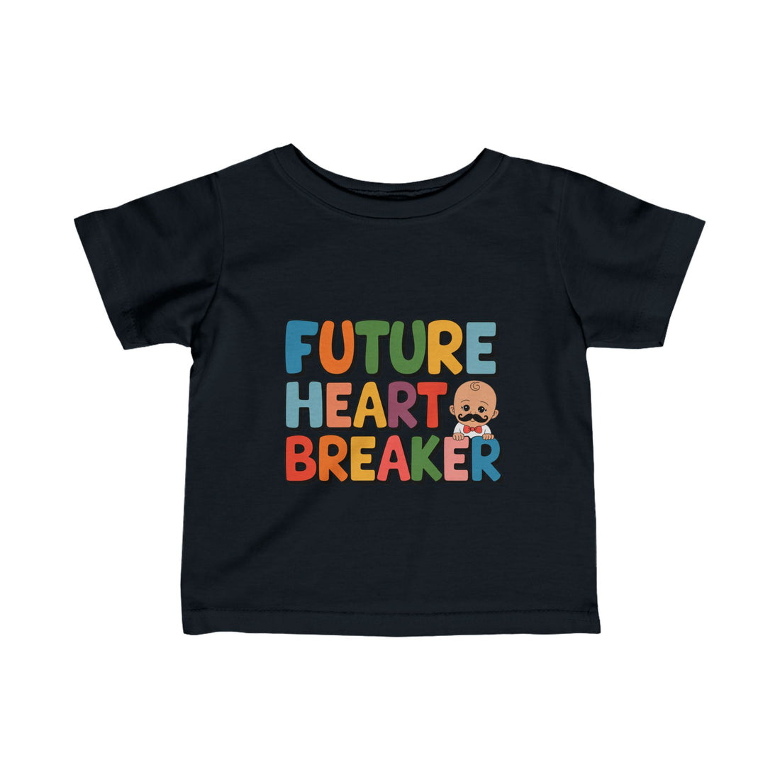 "Future heartbreaker" Infant Fine Jersey Tee