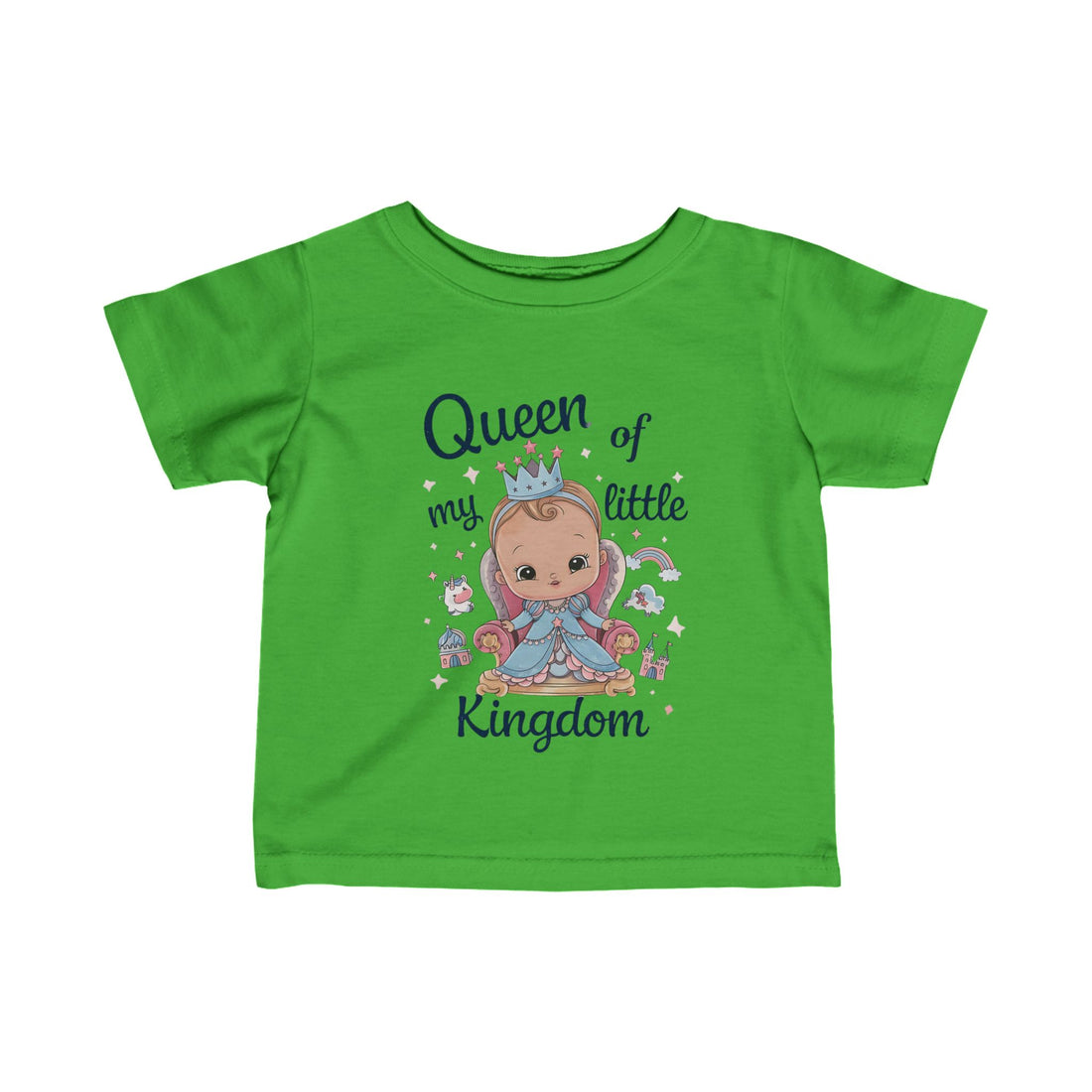 "Queen of my little kingdom" Infant Fine Jersey Tee