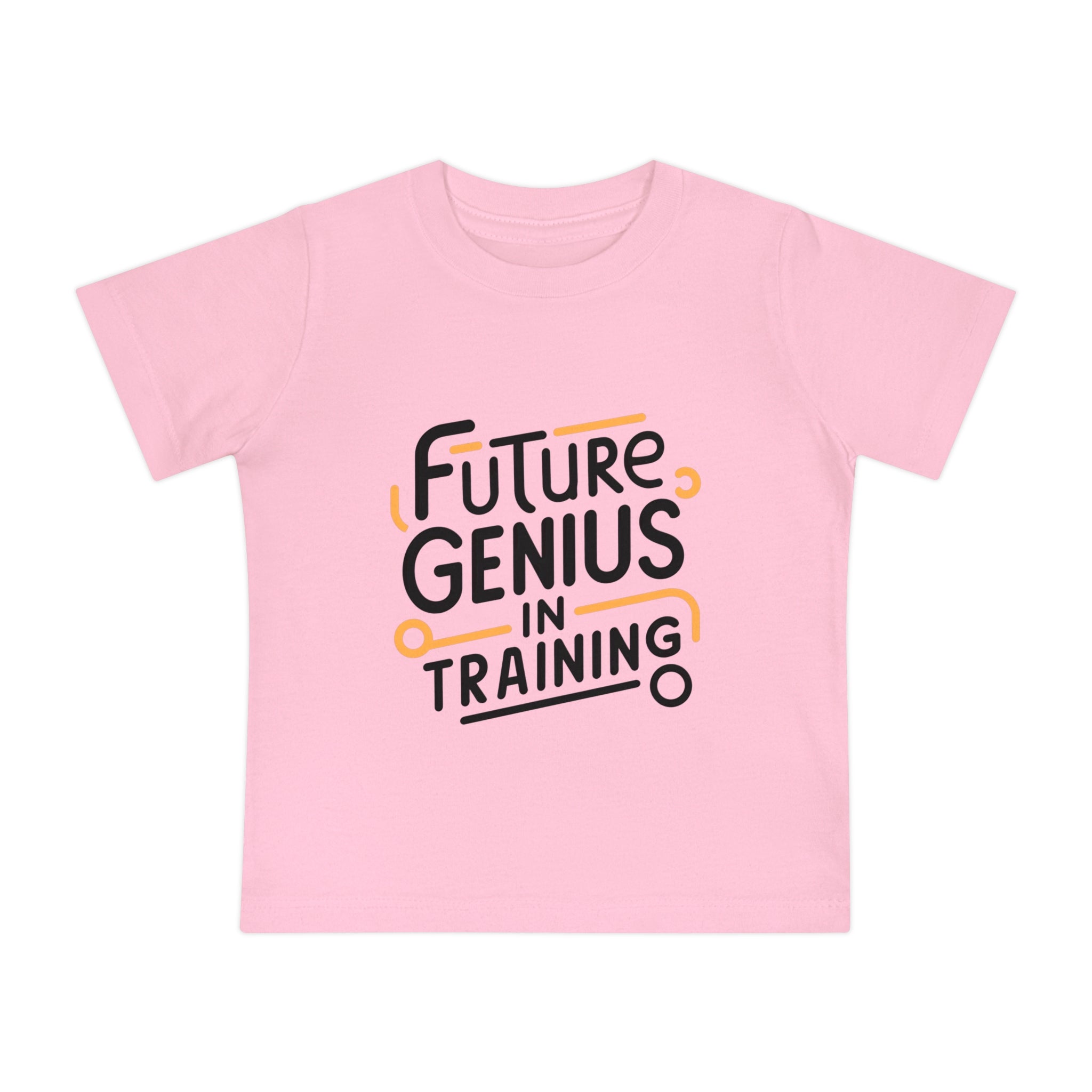 "Future genius in training" Baby Short Sleeve T-Shirt