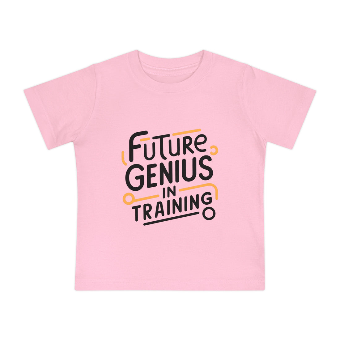 "Future genius in training" Baby Short Sleeve T-Shirt