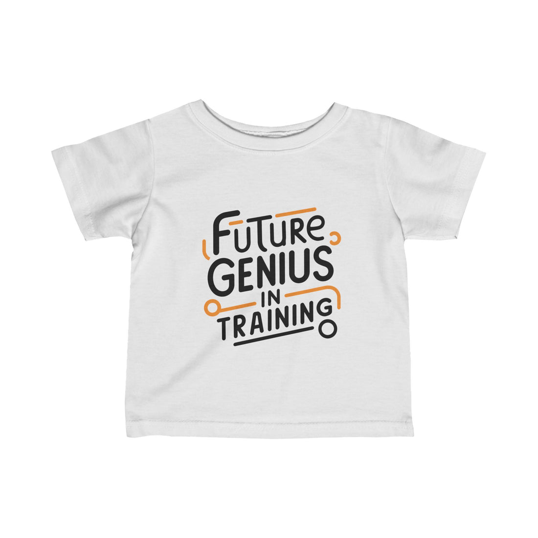 "Future genius in training" Infant Fine Jersey Tee