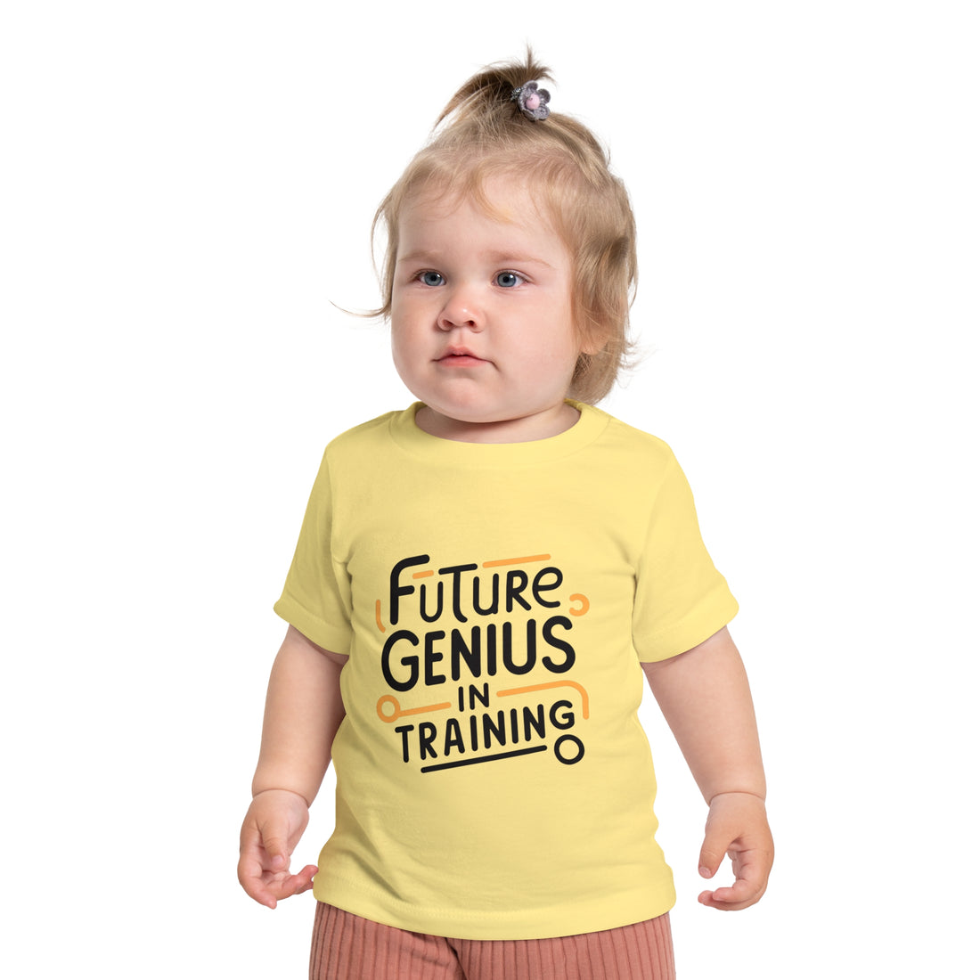 "Future genius in training" Baby Short Sleeve T-Shirt