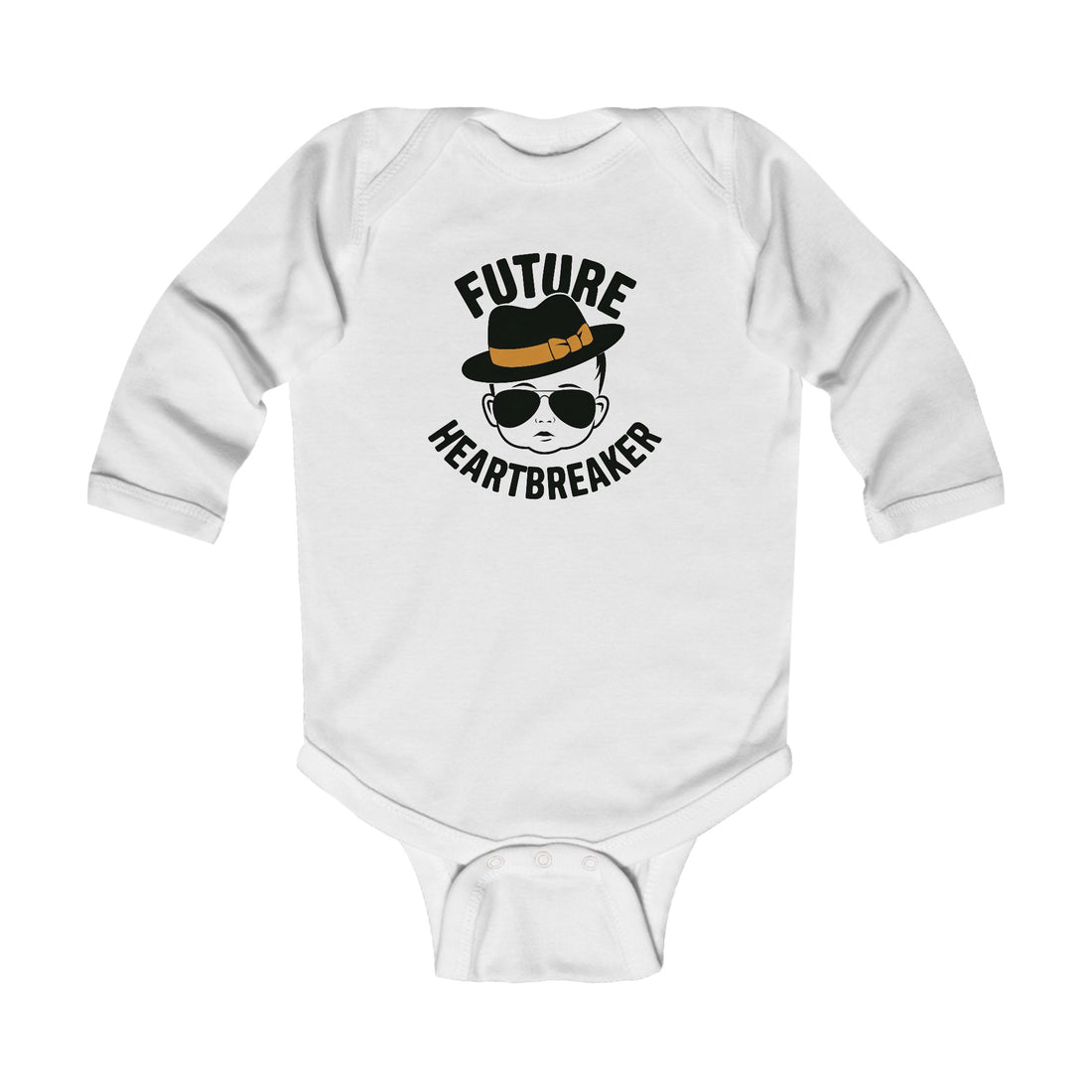 "Future heartbreaker" Infant Long Sleeve Bodysuit