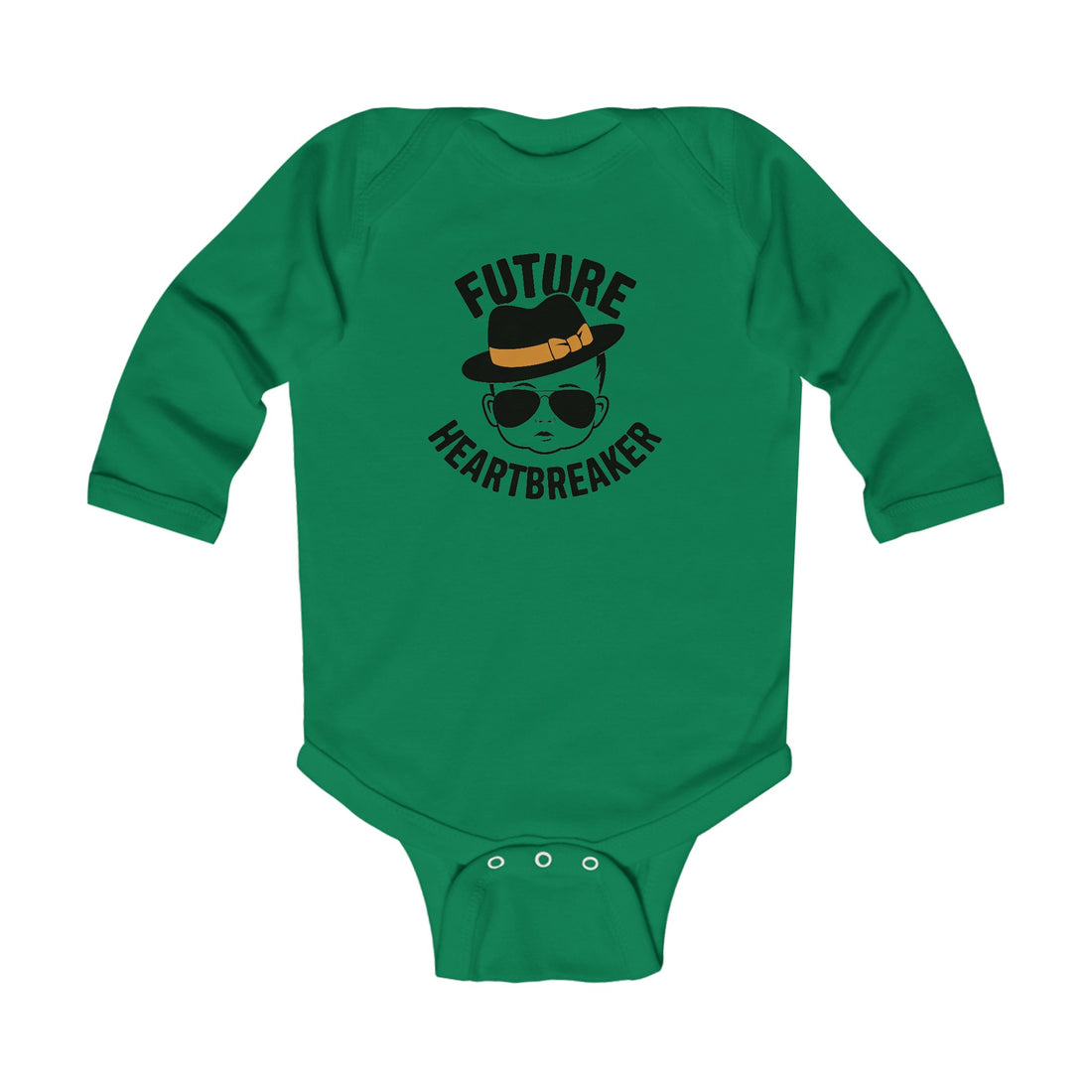 "Future heartbreaker" Infant Long Sleeve Bodysuit