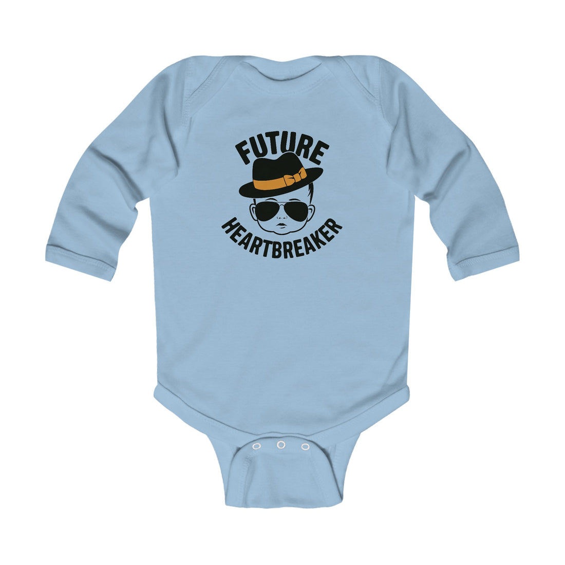 "Future heartbreaker" Infant Long Sleeve Bodysuit