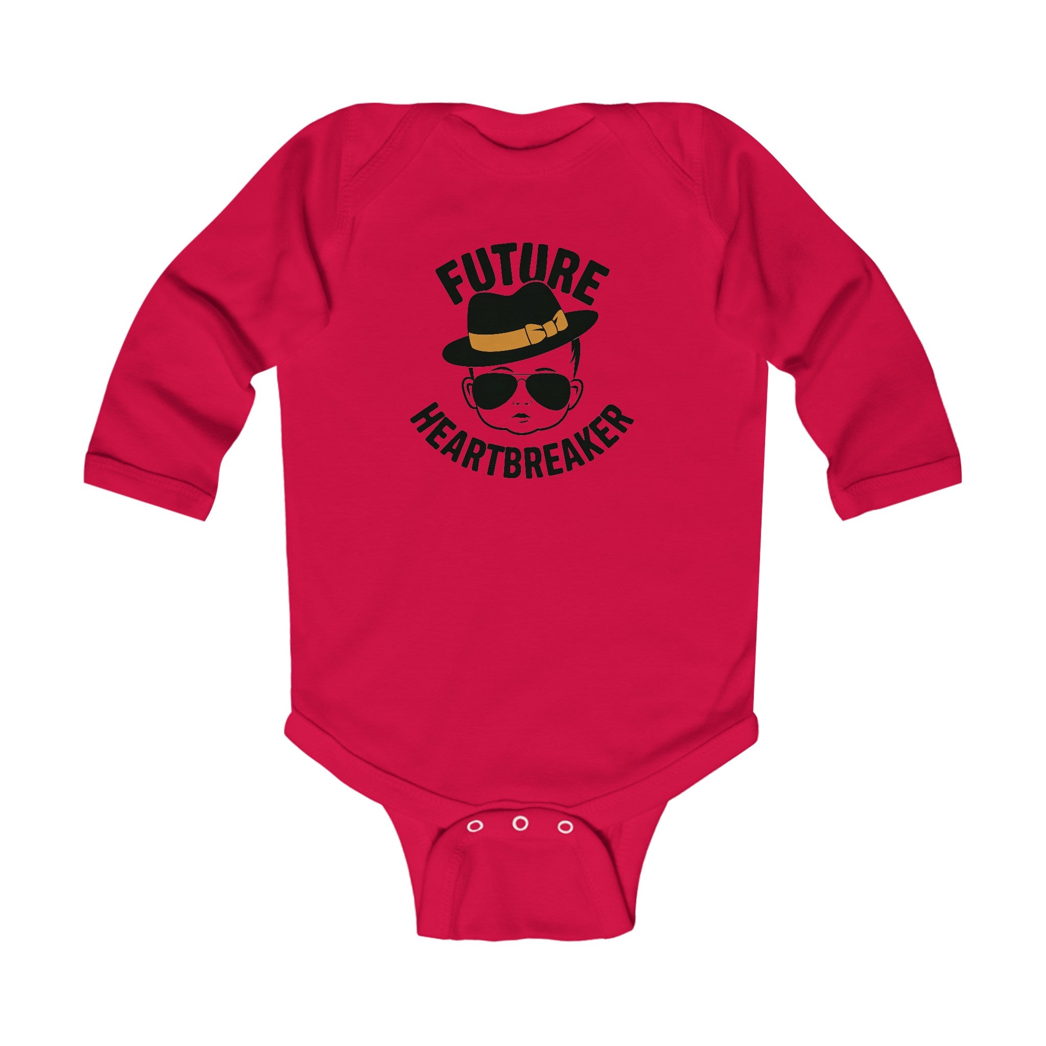 "Future heartbreaker" Infant Long Sleeve Bodysuit