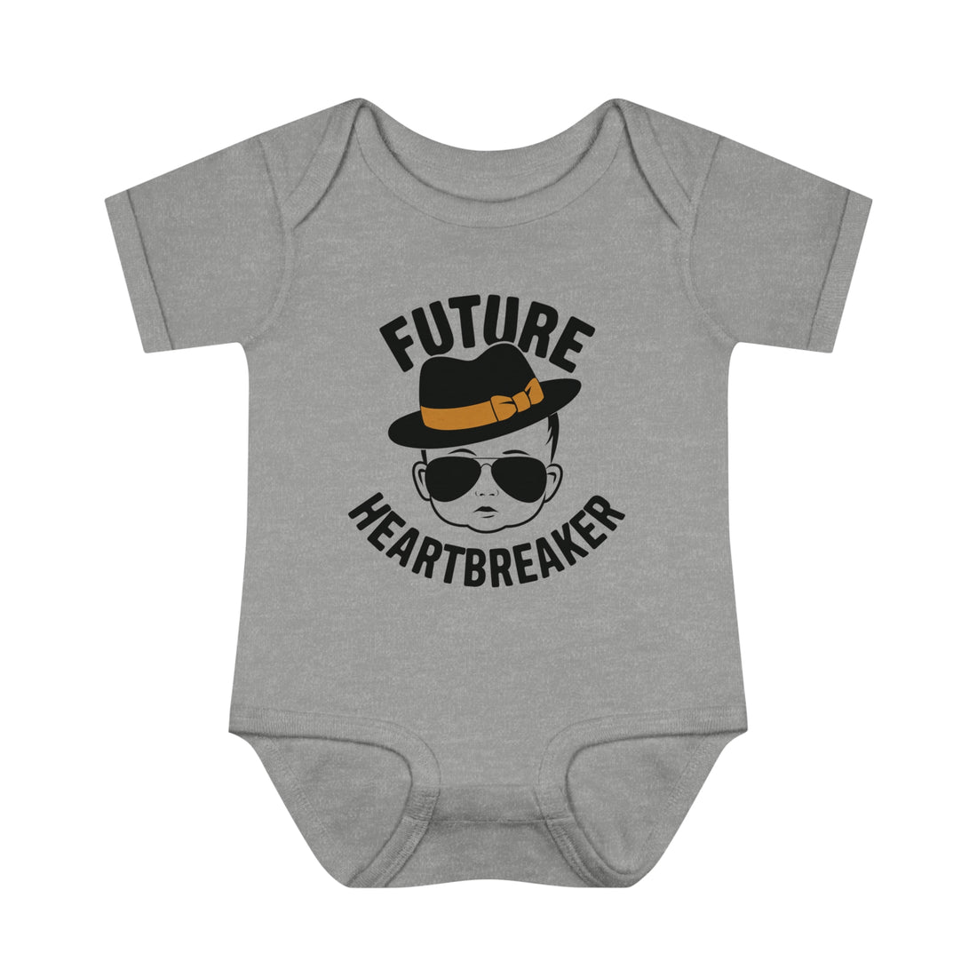 "Future heartbreaker" Infant Baby Rib Bodysuit