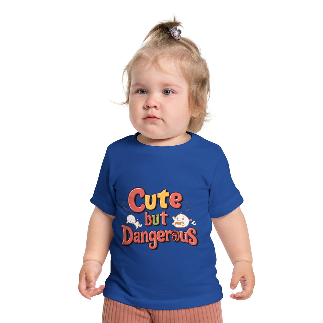 "Cute but dangerous" Baby Short Sleeve T-Shirt