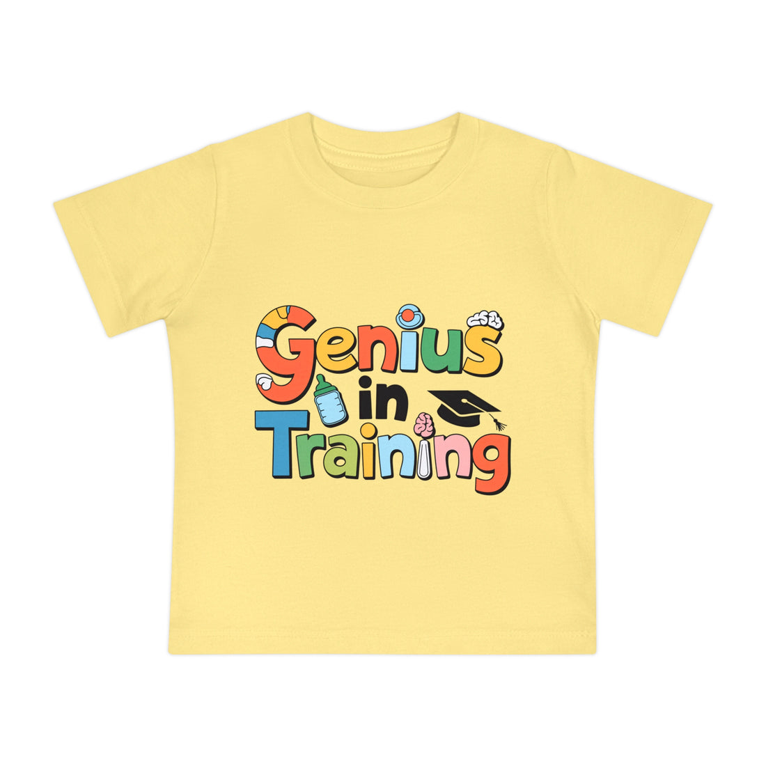 "Genius in training" Baby Short Sleeve T-Shirt