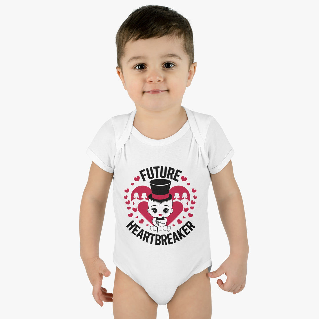 "Future heartbreaker" Infant Baby Rib Bodysuit