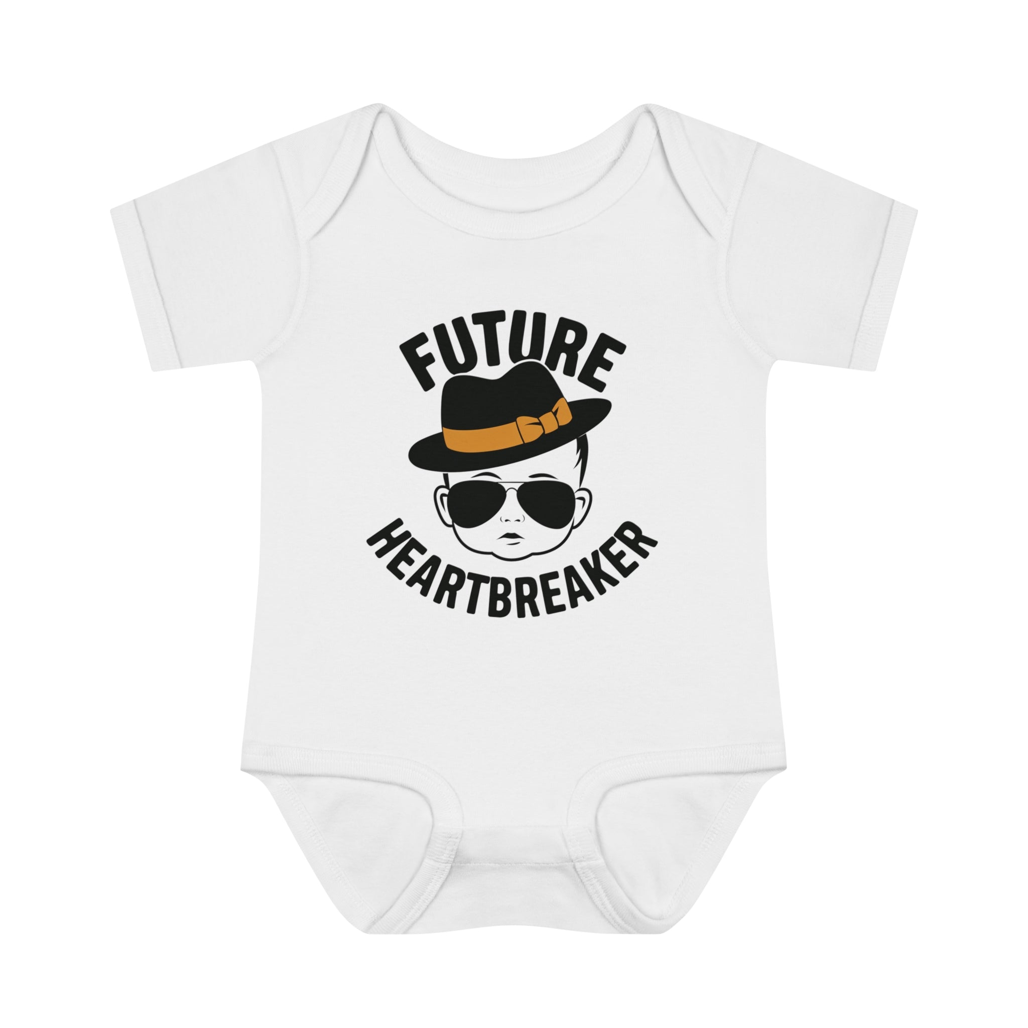 "Future heartbreaker" Infant Baby Rib Bodysuit