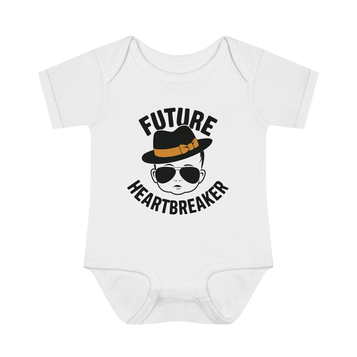 "Future heartbreaker" Infant Baby Rib Bodysuit