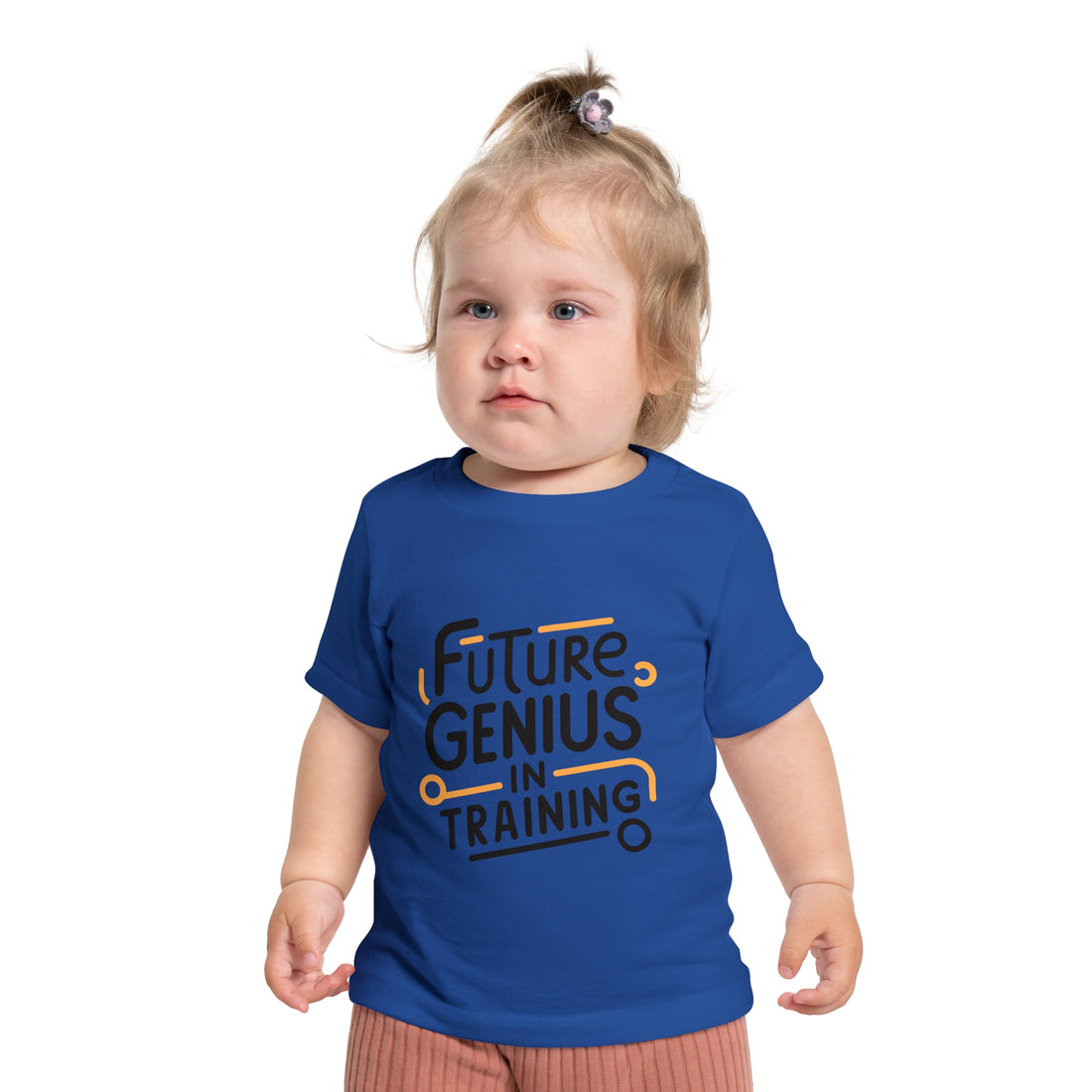 "Future genius in training" Baby Short Sleeve T-Shirt