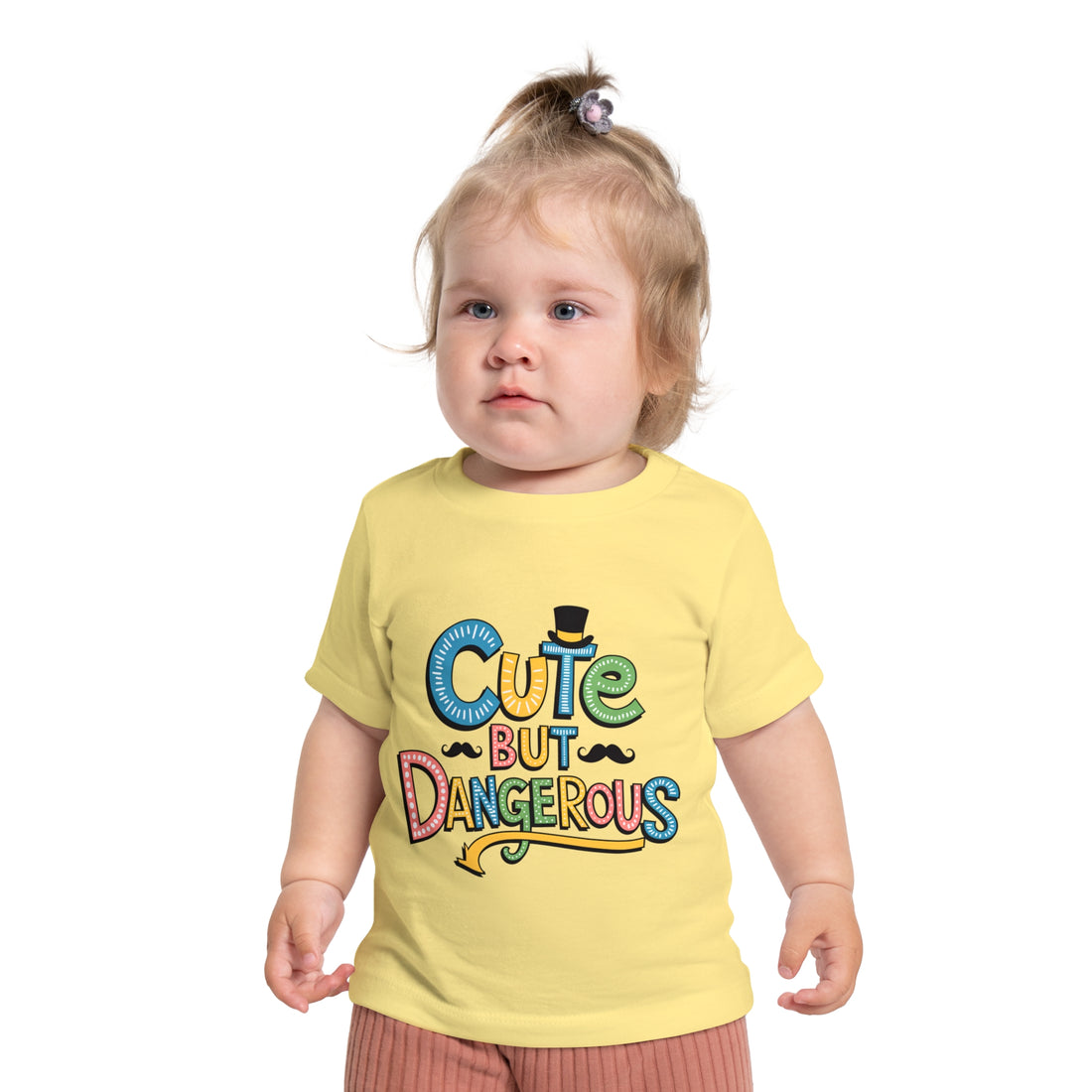 "Cute but dangerous" Baby Short Sleeve T-Shirt