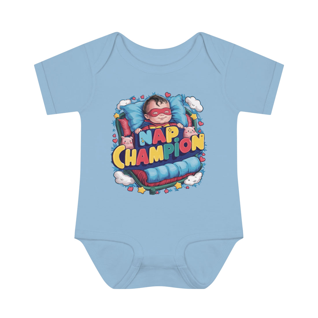 "Nap champion" Infant Baby Rib Bodysuit