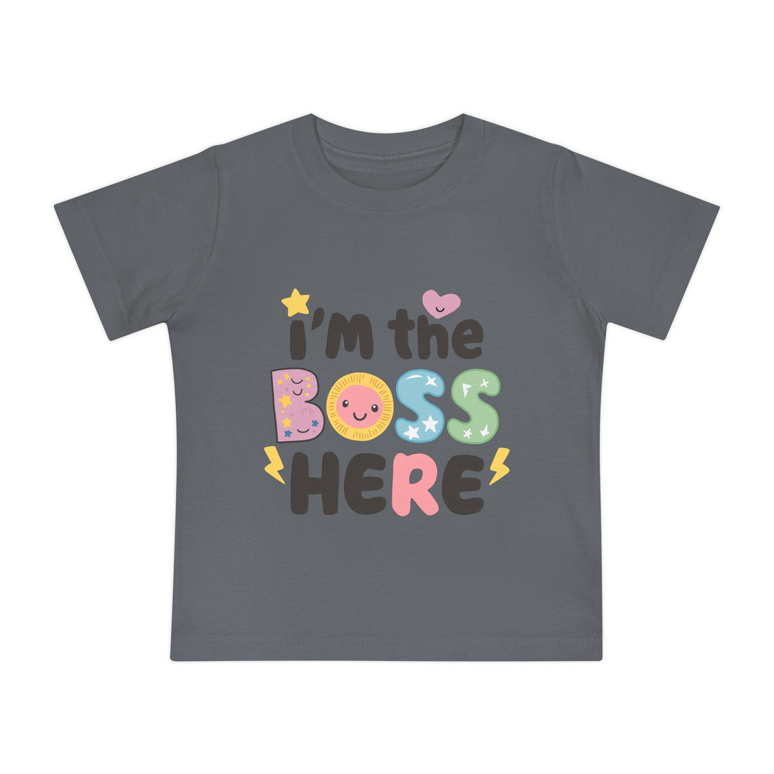 "I'm the boss here" Baby Short Sleeve T-Shirt