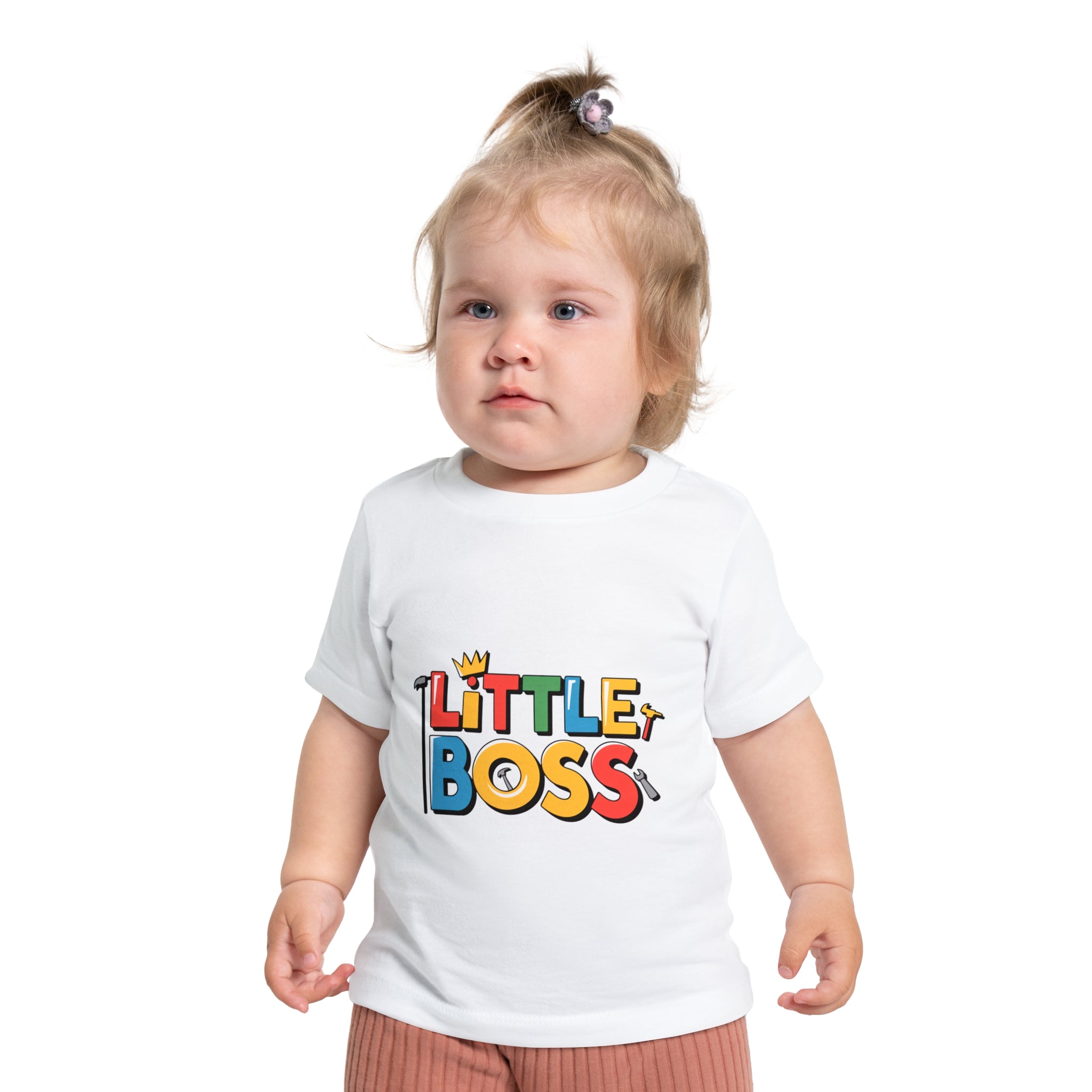 "Little boss" Baby Short Sleeve T-Shirt