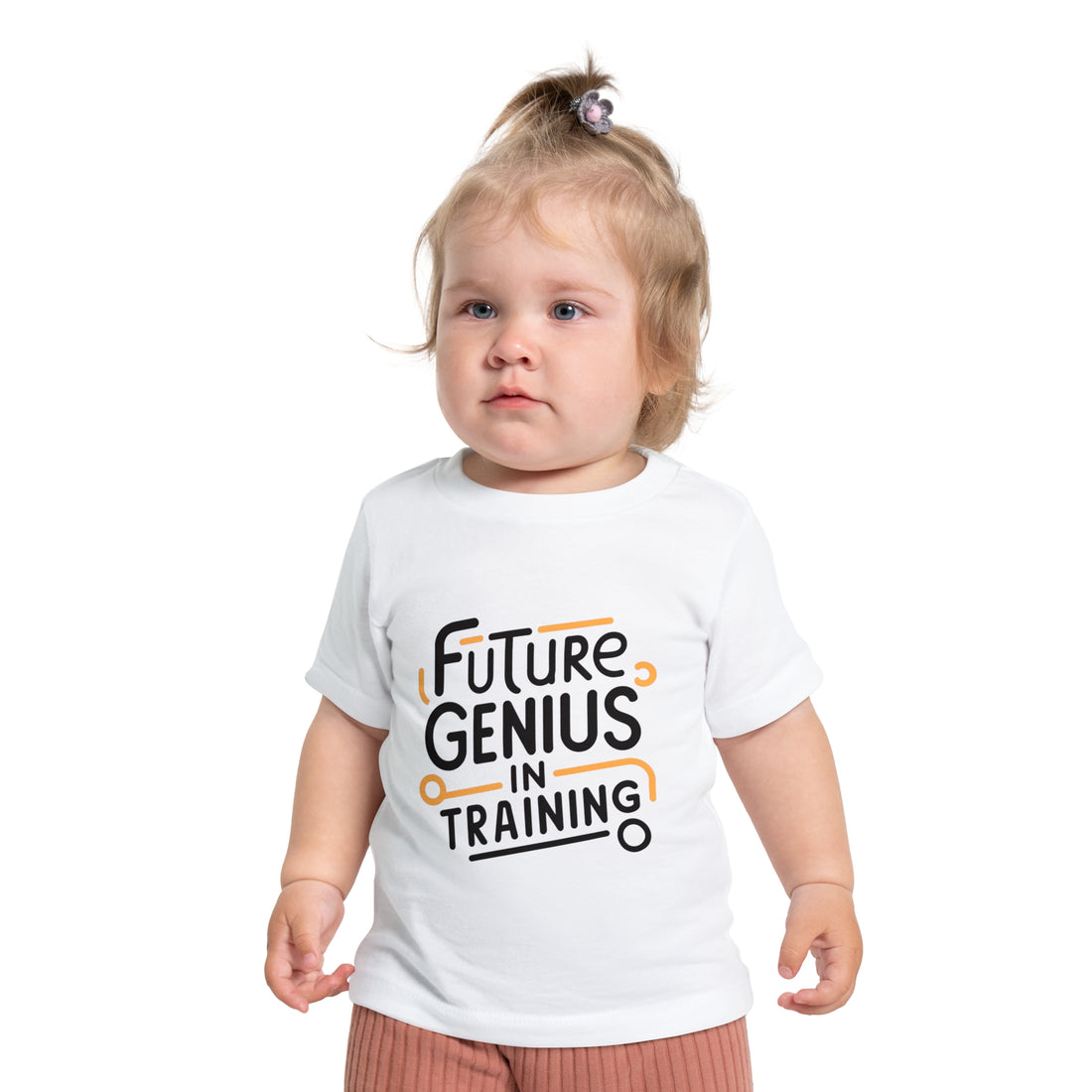 "Future genius in training" Baby Short Sleeve T-Shirt