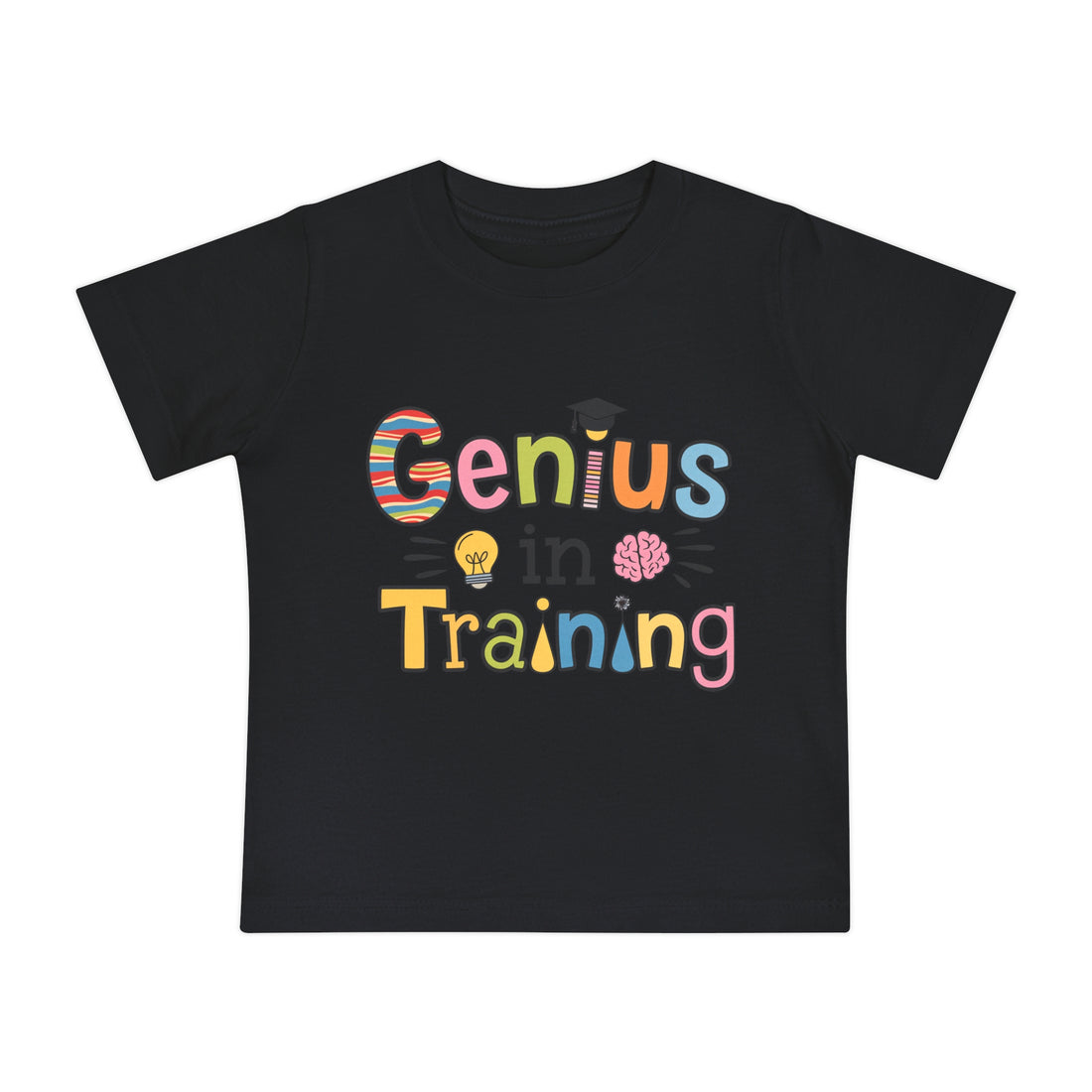 "Genius in training" Baby Short Sleeve T-Shirt