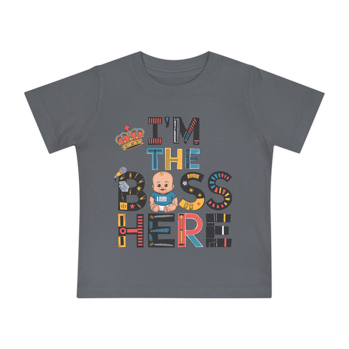 "I'm the boss here" Baby Short Sleeve T-Shirt