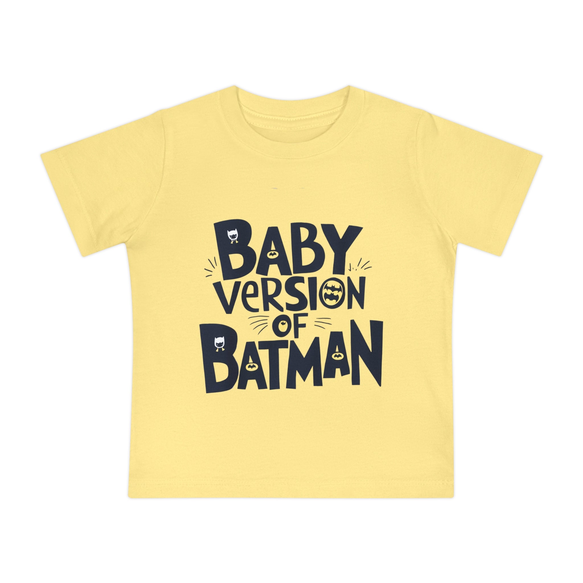 "Baby version of batman" Baby Short Sleeve T-Shirt