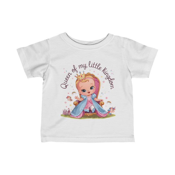 "Queen of my little kingdom" Infant Fine Jersey Tee