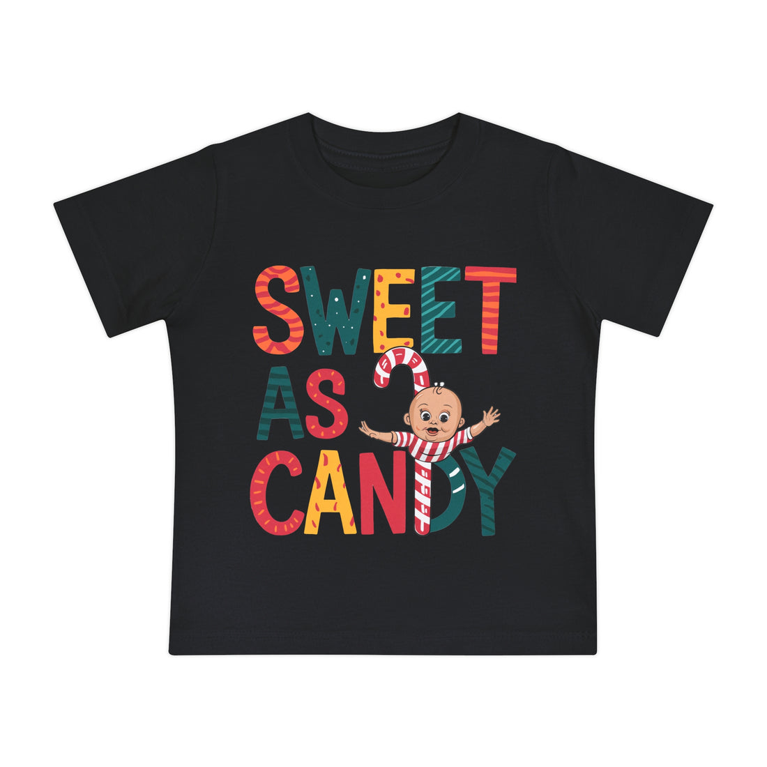 "Sweet as candy" Baby Short Sleeve T-Shirt