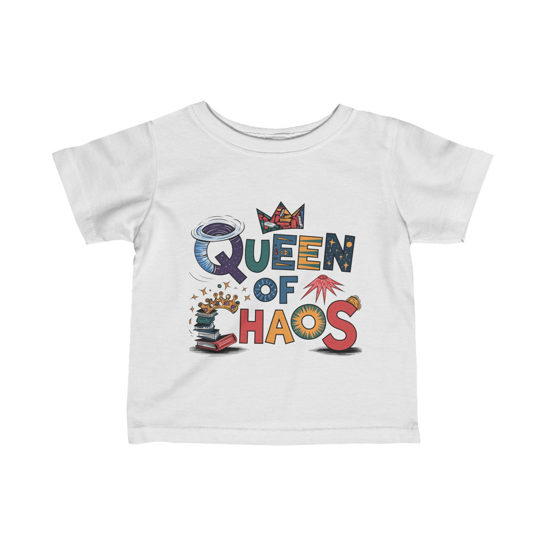 "Queen of chaos" Infant Fine Jersey Tee