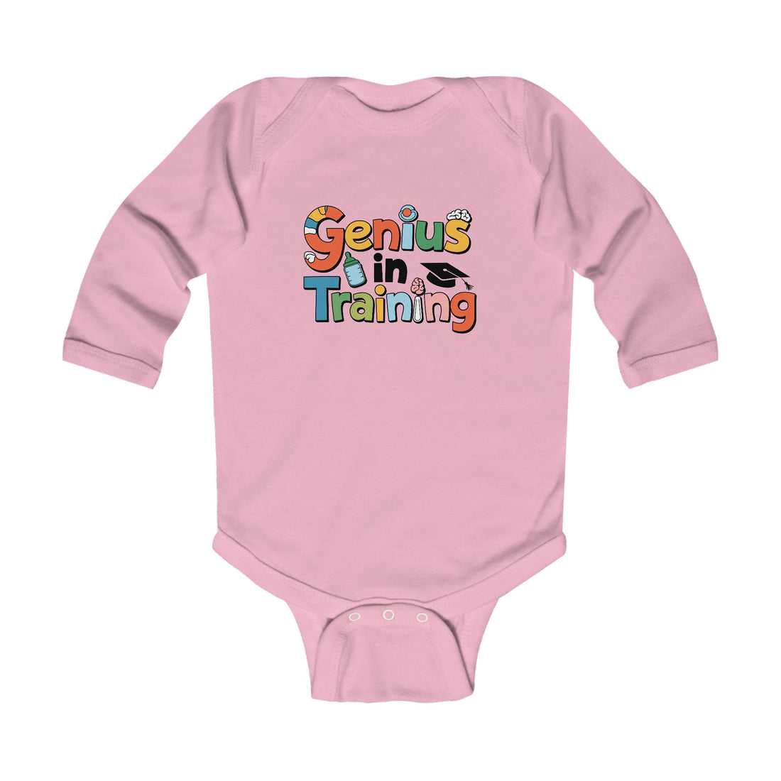 "Genius in training" Infant Long Sleeve Bodysuit