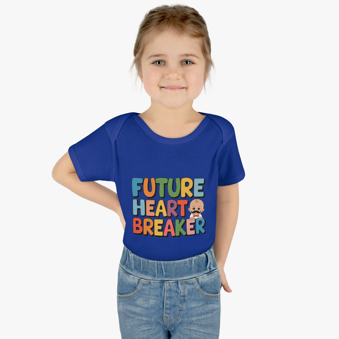 "Future heart breaker" Infant Baby Rib Bodysuit