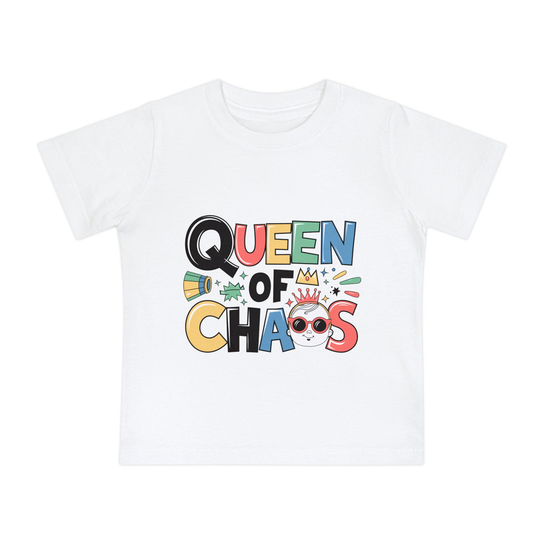 "Queen of chaos" Baby Short Sleeve T-Shirt