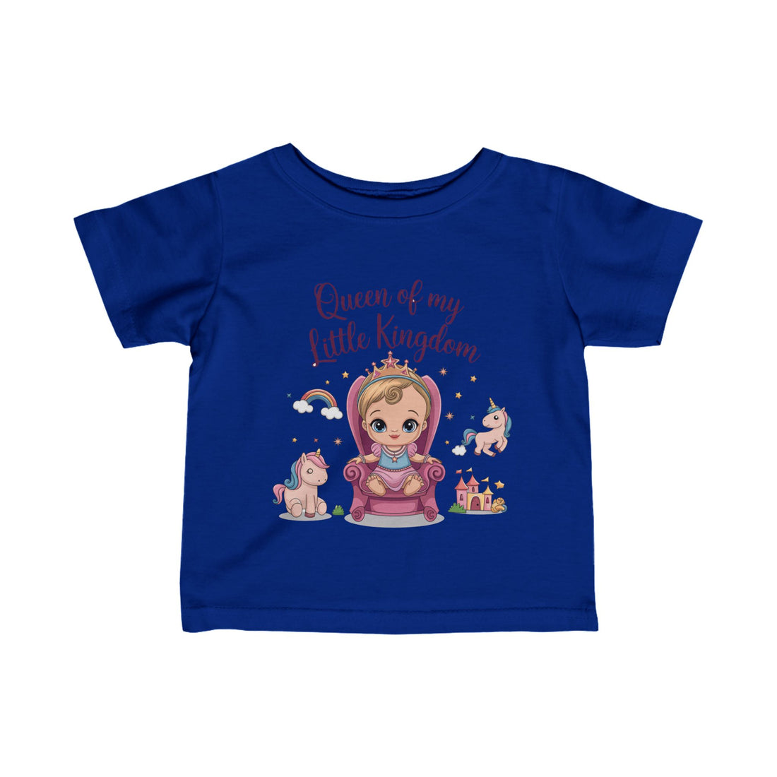 "Queen of my little kingdom" Infant Fine Jersey Tee