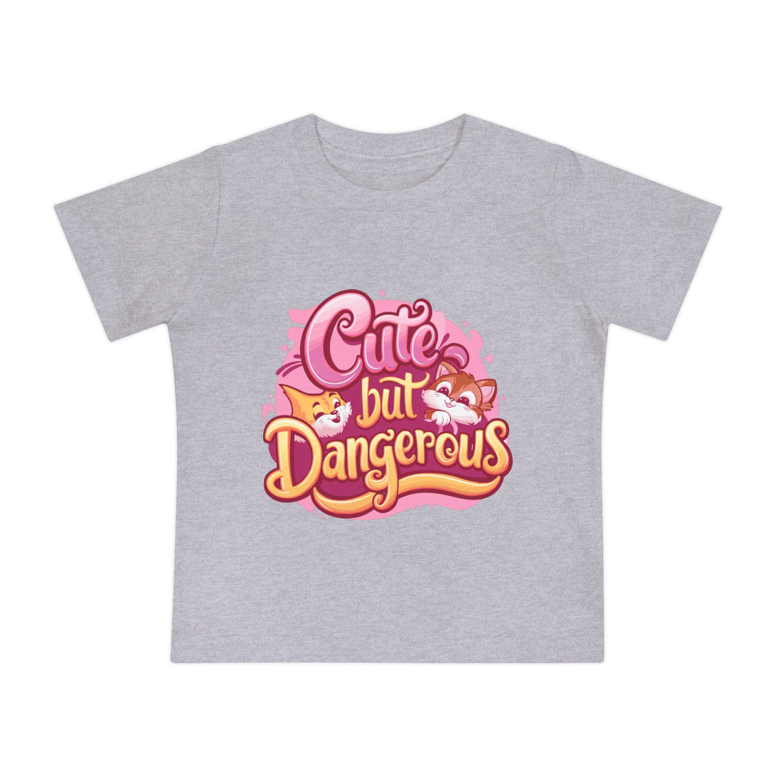 "Cute but dangerous" Baby Short Sleeve T-Shirt