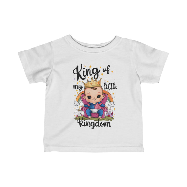 "King of my little kingdom" Infant Fine Jersey Tee