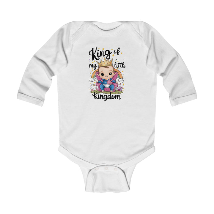 "King of my little kingdom" Infant Long Sleeve Bodysuit