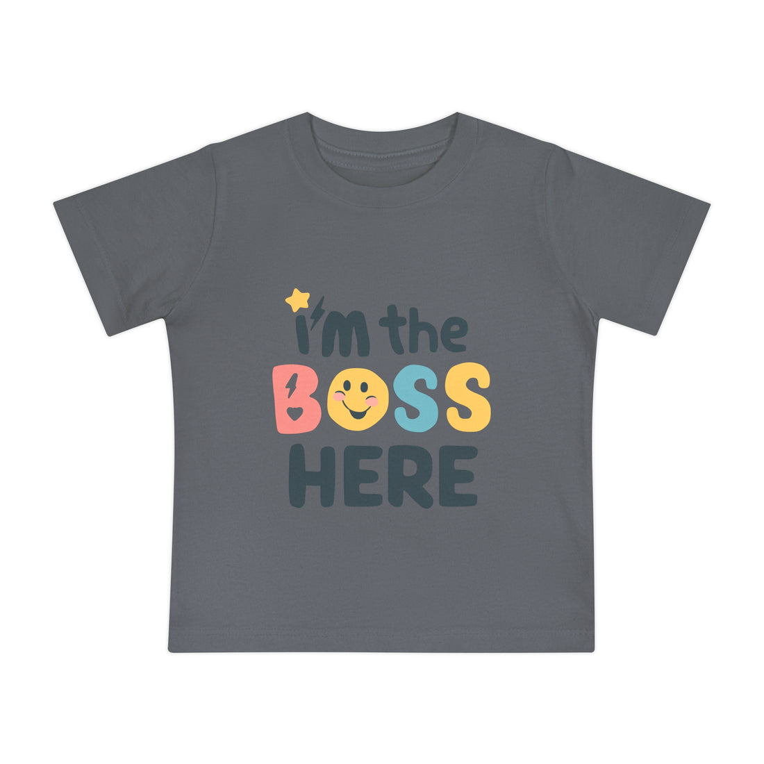 "I'm the boss here" Baby Short Sleeve T-Shirt